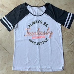 White and Grey Tee
